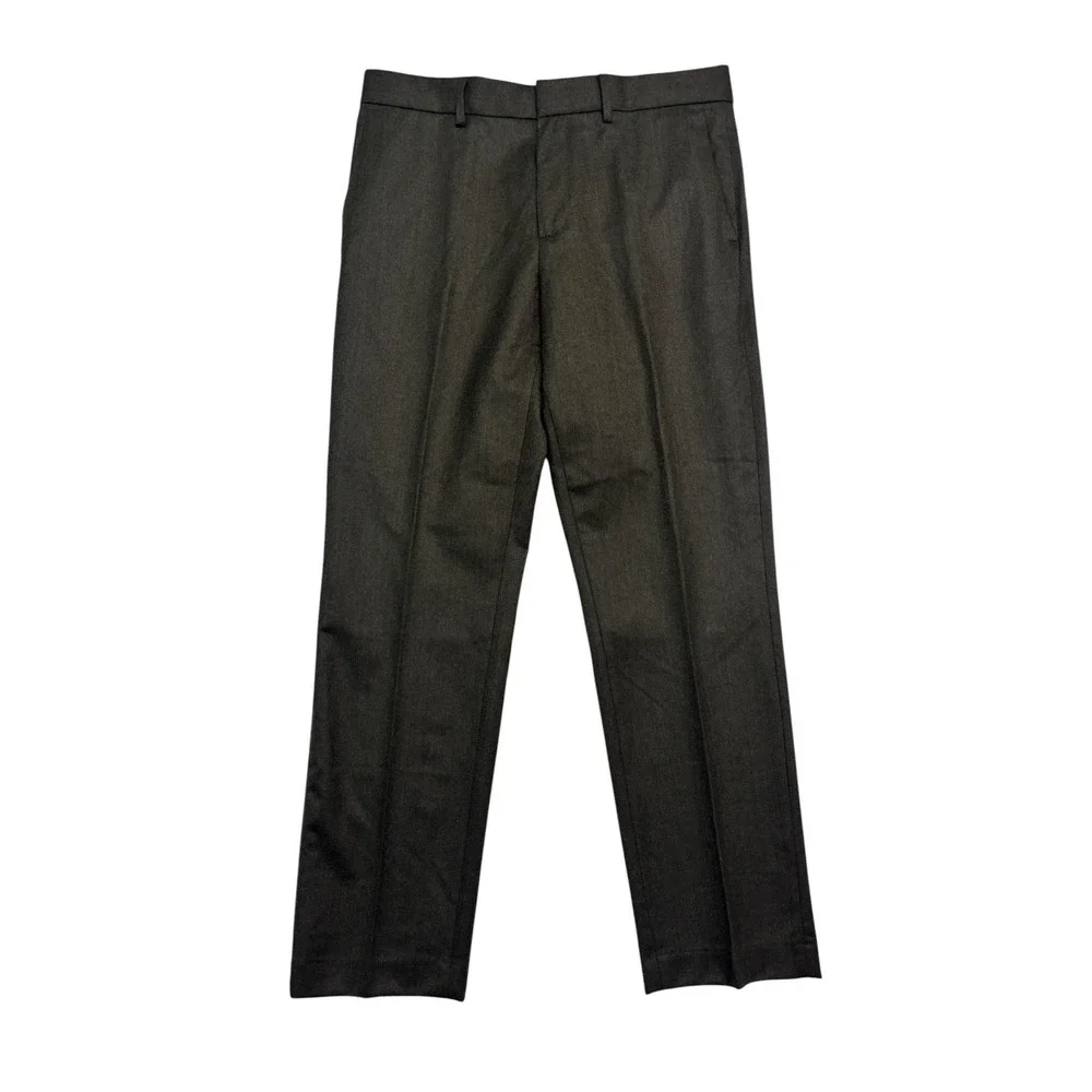 NEW Banana Republic 32x30 Olive Italian Flannel Wool Pants Perfect Trousers